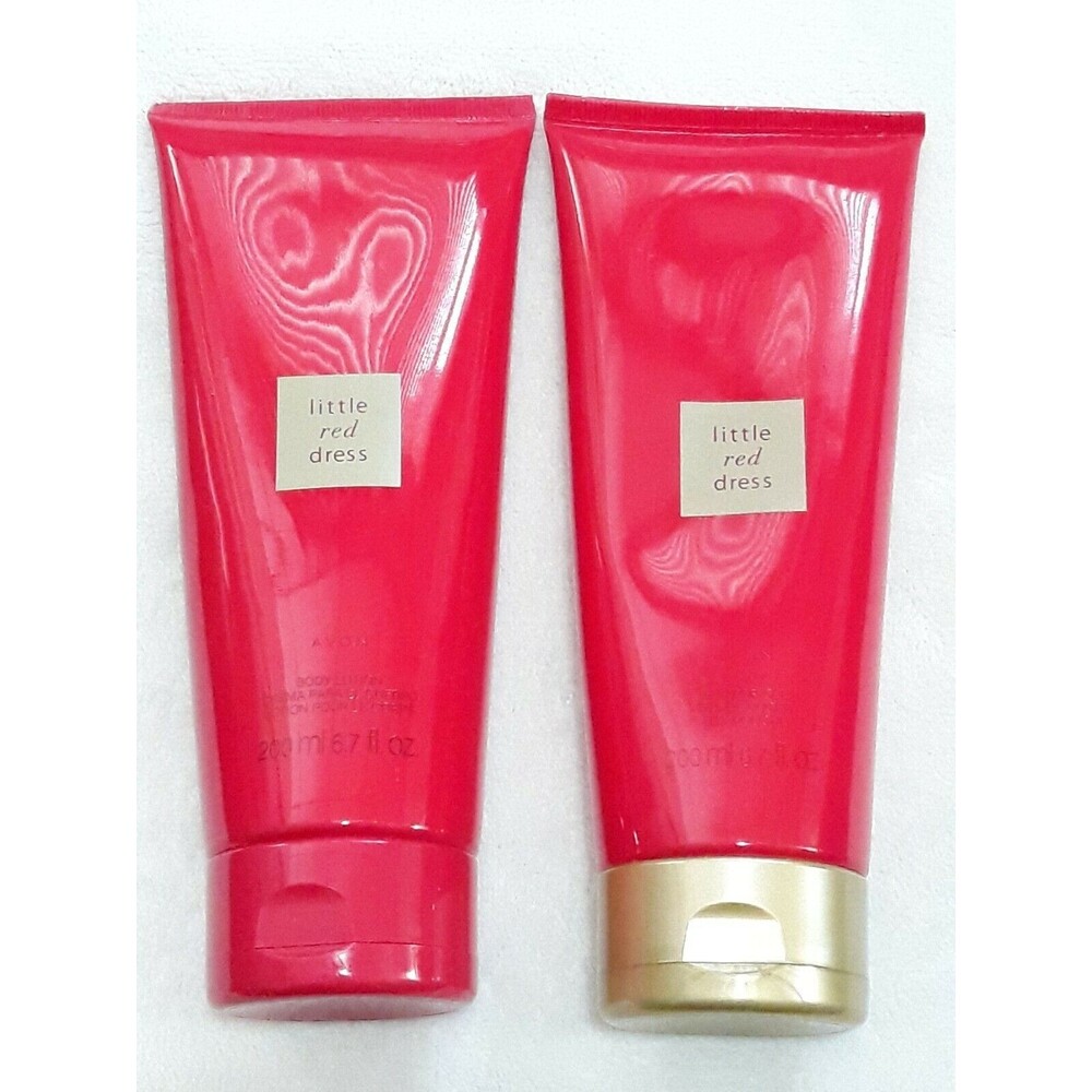 Avon  LITTLE RED DRESS - Shower Gel & Body Lotion Set - (6.7 fl oz) - NEW SEALED
